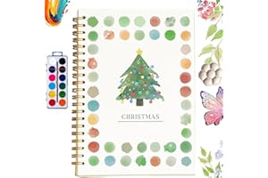HEYKOMI 2026 New Hugs Garden Watercolor Workbook, Hugsgarden Beginner-Friendly Watercolor Workbook, Nature Scenes Paint Set Art Crafts, with 12 Colors Paint Set with Paint Brush, Arts Supplies Gift (#5)
