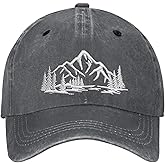 Unisex Vintage Washed Distressed Embroidered Baseball Cap Adjustable Low Profile Dad Hat for Men Women