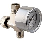 DeVilbiss DV803236 AUTOMOTIVE REFINISHING HAV-512 AIR ADJ VALVE &amp; 100PSI GAUGE