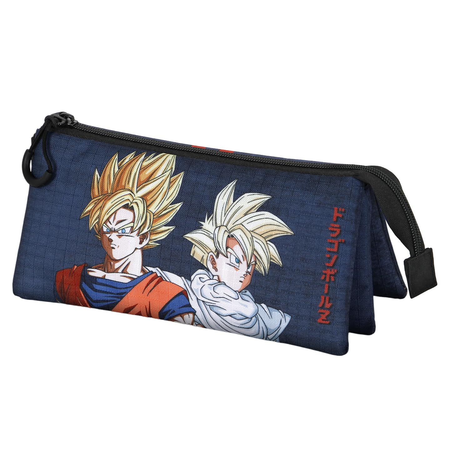 Dragon Ball Unity-Triple Pencil Case, Dark Blue, 23 x 11 cm