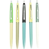 Kikkerland Retro Pens, Set of 5, Multi (4308-A)