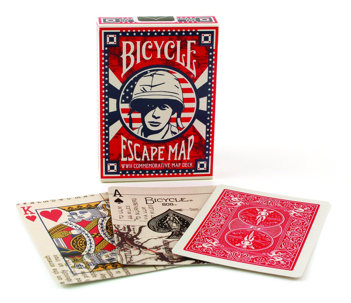 Bicycle Escape Map Poker Size Standard Index Playing Cards Sports & Outdoors