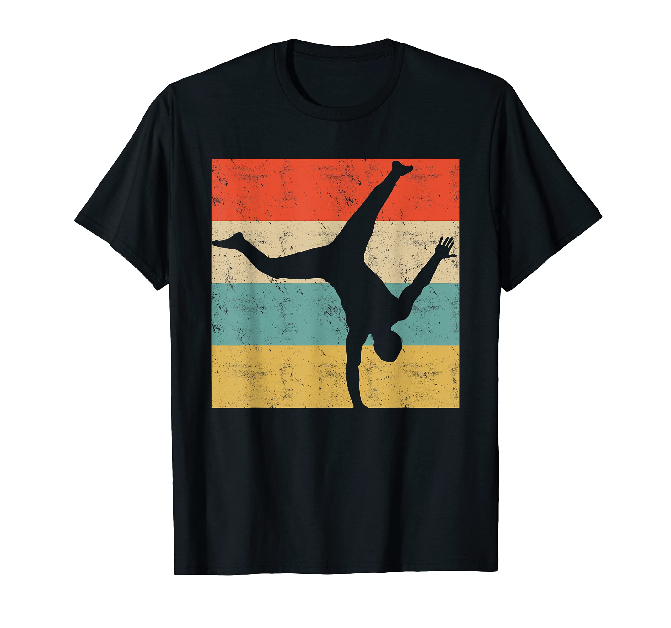 Gymnastics gymnastics acrobatics breakdance handstand retro T-Shirt