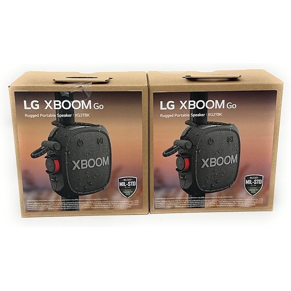 Amazon.com: LG XBOOM Go P2 Double Pack Portable Wireless Bluetooth 