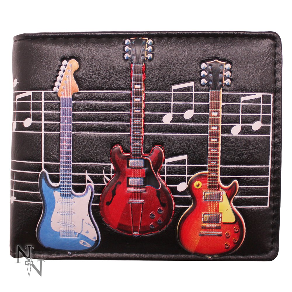 Nemesis Now C1951F6 Electric Guitars Wallet 10cm Black, PU, 11cm