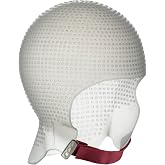 DOMPEL Sparta 2.4K Silicone Highlight Hair Cap, White | Perfect Highlights | 2,400 Strategically Positioned Holes | Curved Design for a Perfect Fit | Reusable