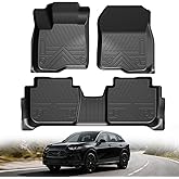 TPE All-Weather Floor Mats for Honda HR-V 2023 2024 2025 2026 | Custom Fit Heavy Duty Truck Floor Liners | Front & Rear Row Protection | Durable, Odorless, Easy to Clean (3-Piece Set, Black)