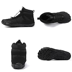 Dinint Barefoot Shoes Men Women Wide Toe Box Winter