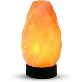 Himalayan Salt Lamp Multicolor with USB &amp; Plastic Base &ndash; Hand-Carved Himalayan Salt Lamp for Home, Office, and Dorm Decor | LED Multicolor Salt Lamp for Relaxation, Ambiance, and Air Purification