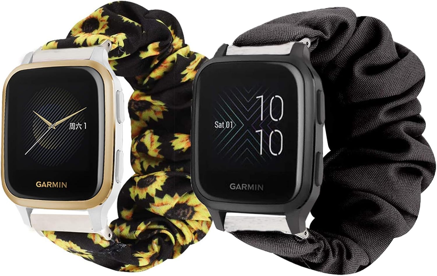 LvBu Ersatzarmband Für Garmin Venu SQ - Elastisches Stoffarmband Anpassbar Für Smartwatch