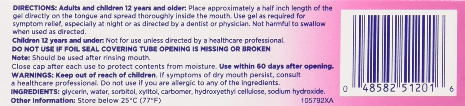 Biotene Oralbalance Dry Mouth Moisturizer Gel 1.50 oz (Pack of 6): Health & Personal Care