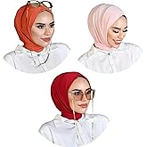 para life Snap Hijab for Women, Breathable Instant Hijabs|Standard Size Stretchable Cotton Sandy|Jersey Undercap