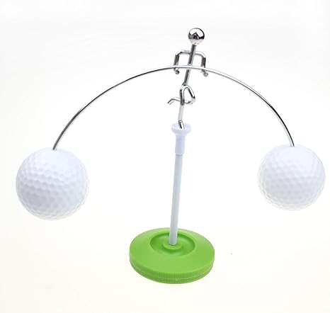 Crestgolf Golf Ball Balance Toy Weightlifter Golf Lover Gift Home