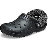 Crocs Unisex-Adult Classic Fleece Lined Clogs, Fuzzy Slippers for Women and Men