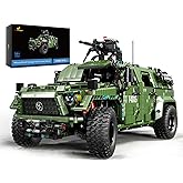 JMBricklayer Military Cars Building Sets 61508, Army Off-Road Vehicle Warrior Combat Model Truck, Collectible Model Car Kits 