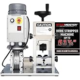 StripMeister E2000x Industrial Wire Stripping Machine &ndash; Wire Size Up to &Oslash;3-1/8", Jam-Free, Automatic Wire Stripper with 1HP DC Motor, Speed Control