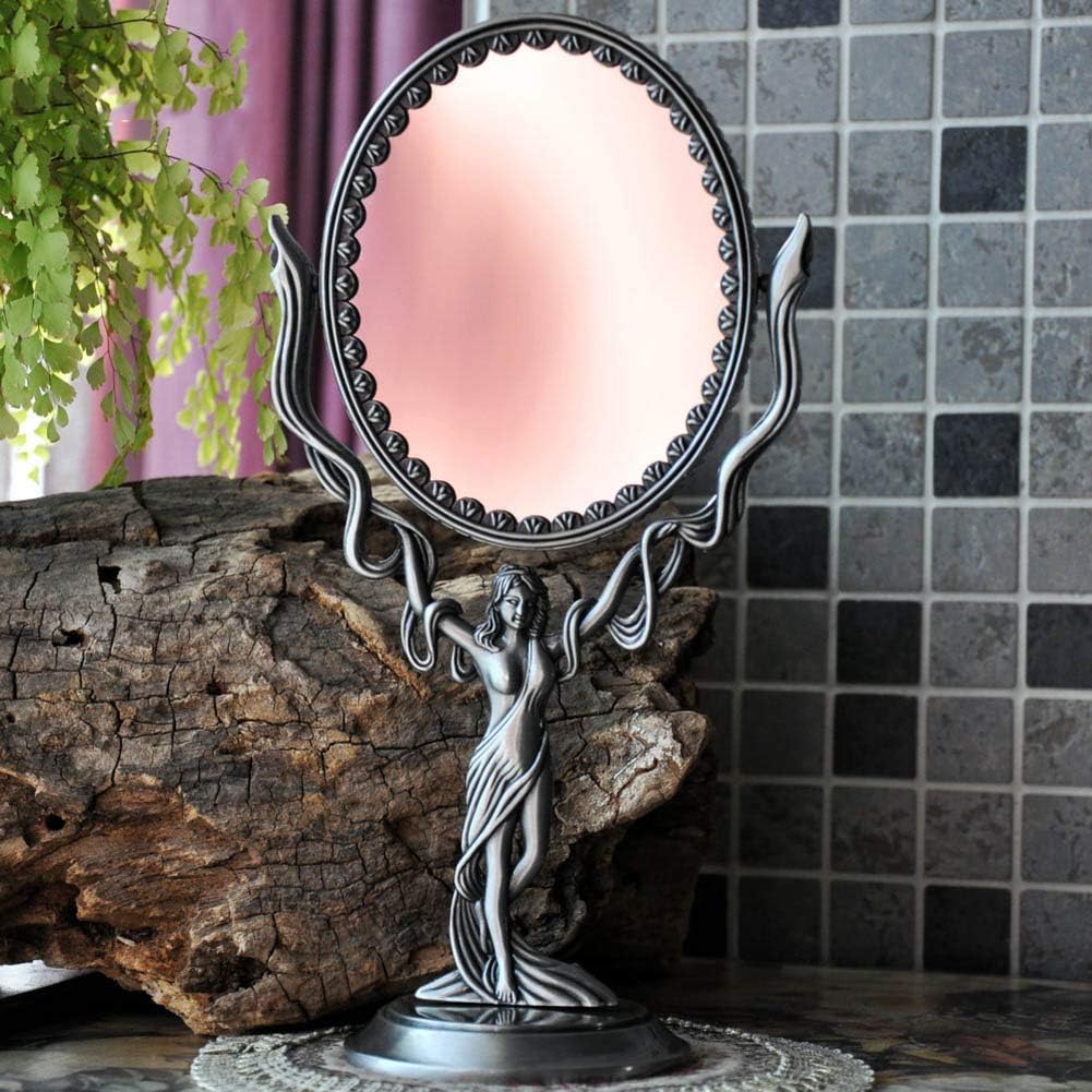 Kaemma Face Makeup Mirror Desktop Vanity Mirror Large Folding Portable Square Colorful Princess Makeup Mirrors Tabletop Mirrors