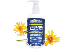 Promise Organic Arnica Gel, Instant Soothing Muscle & Joint Pain Relief, Reduces Inflammation, Arthritis, Swelling, Joint Pai