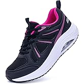 JOYFON Women's Arch Support Walking Shoes Plantar Fasciitis Orthotic Gym Tennis Sneakers for Foot Pain Relief