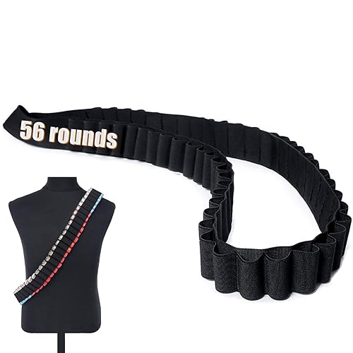 MWZTECH - 56 Round Shotgun Shell Bandolier for 12 & 20 Gauge Shotguns