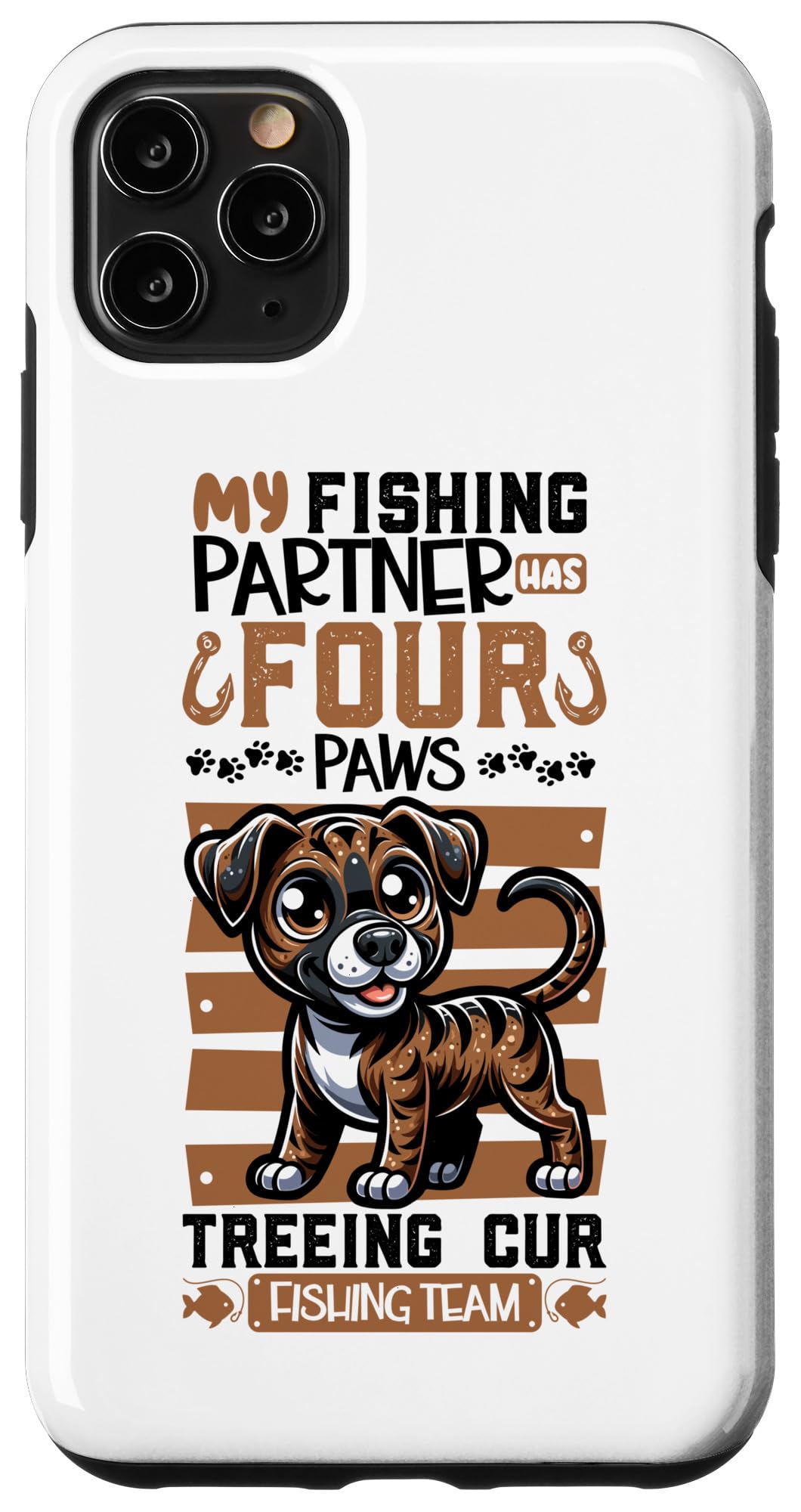 iPhone 11 Pro Max Fishing and Treeing Cur Case