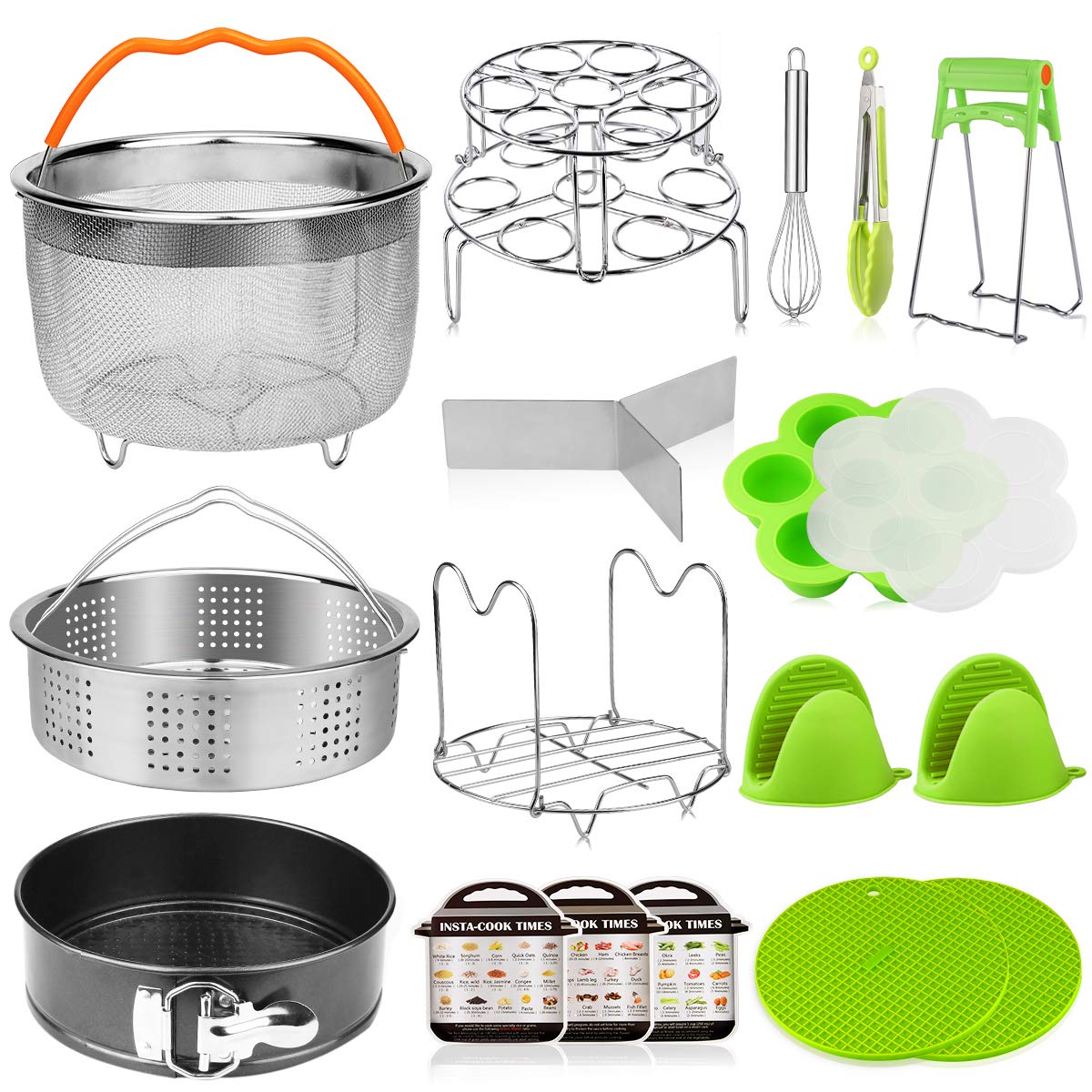 Aiduy 18 pieces Pressure Cooker Accessories Set Compatible with