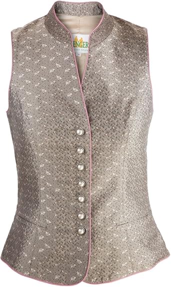 Trachtenmieder Damen - Bayerische Dirndl-Weste Mit Schnürung Für Oktoberfest