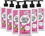 Marcel's Green Soap Patchouli Cranberry Hand Soap Dispenser 500ml 6 Pack Eco