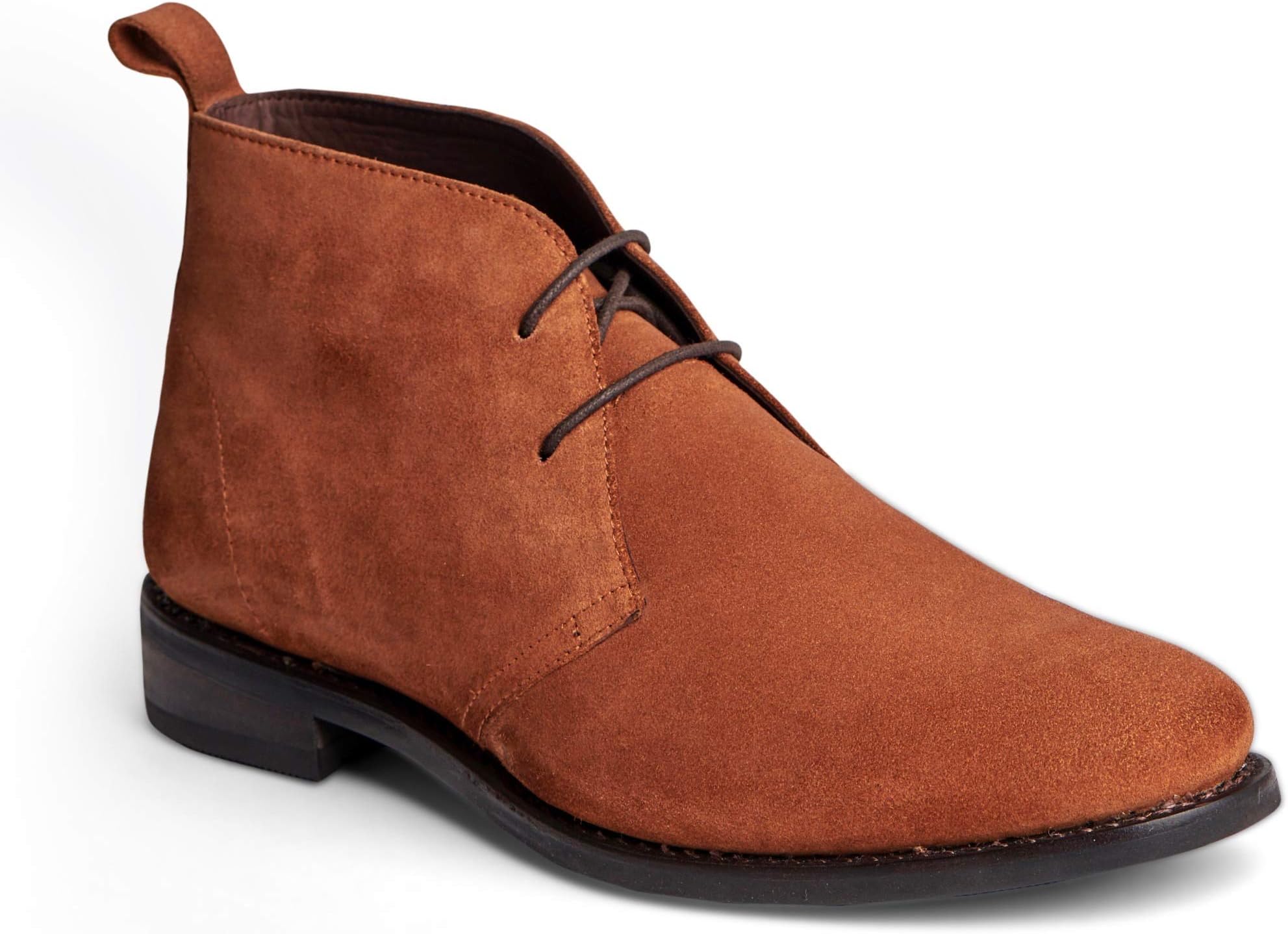Men's Arthur Leather Suede Chukka Desert Boot Casual Comfort Ankle Goodyear Welted