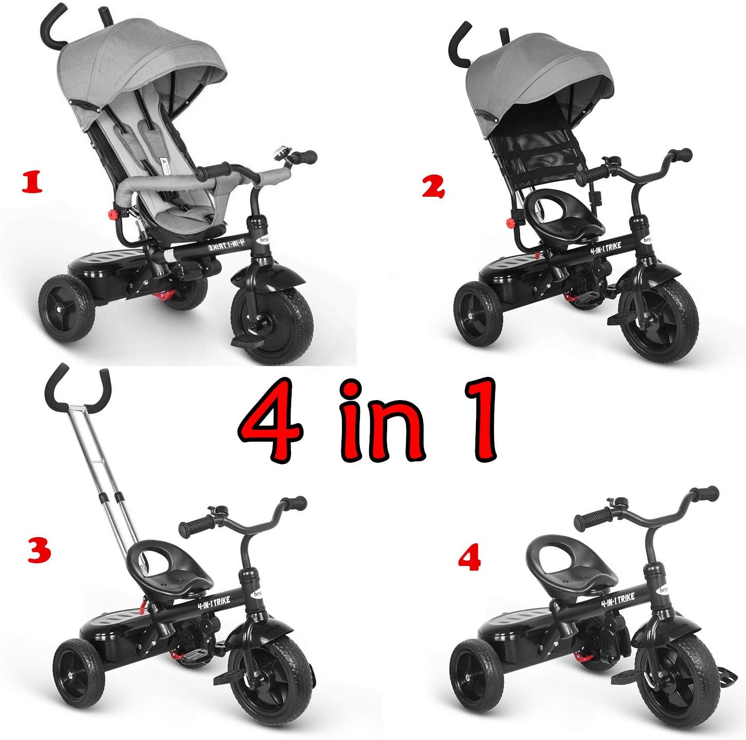 Besrey 4 In 1 Trike Online, 55% OFF 