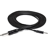Hosa CMP-305 3.5 mm TS to 1/4" TS Mono Interconnect Cable, 5 feet