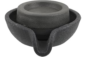 Beavorty Rotating Tabletop Water Mill Fountain 7cm Compact Waterfall Spout with Millstone Base for Office