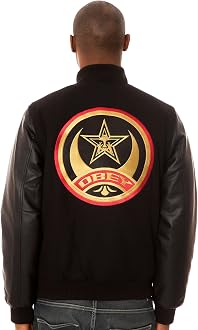 Obey Crescent Moon Varsity Black Yellow 
