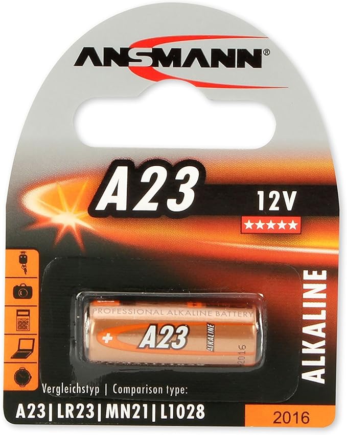 SLV battery P23GA 10.3x28.5 in single packaging 470620: Amazon.co.uk ...