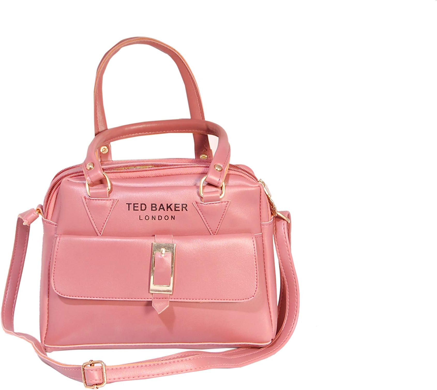 Ted Banker London Sling Handbags for Women Dark Pink Colour