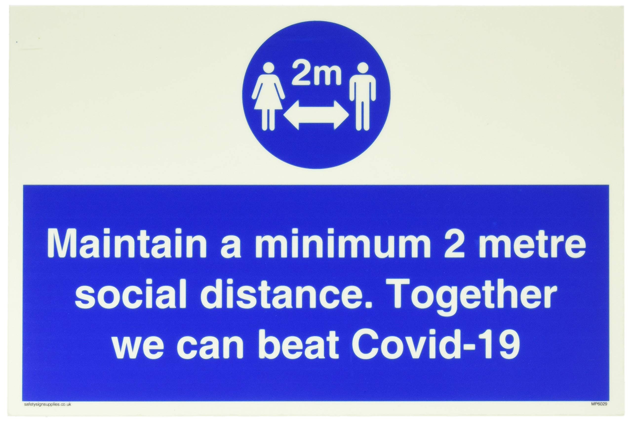 Maintain a minimum 2 metre social distance. Together we can beat Covid-19