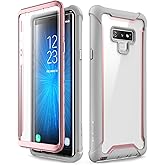 i-Blason Ares Designed for Galaxy Note 9 Case, Full-Body Rugged Clear Bumper Case with Built-in Screen Protector for Galaxy Note 9 2018 Release, Pink