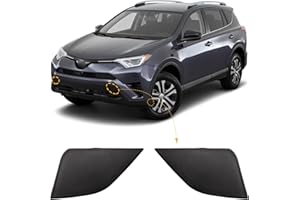 CZSHIYUE Front Bumper Tow Hook Cover Towing Eye Cap Fit for Toyota RAV4 2016 2017 2018 532860R080 532850R080 (Right Passenger Side)