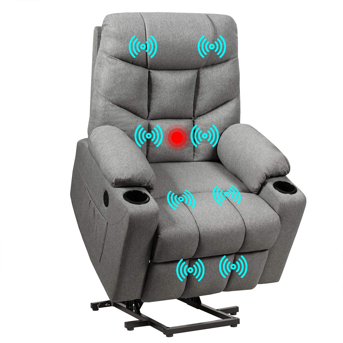 Buy Giantex Power Lift Chair Electric Recliner Sofa for Elderly, Fabric