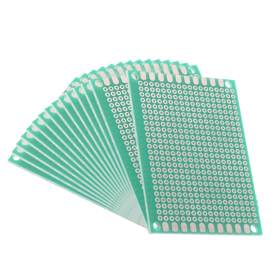 Sourcingmap 5x7cm Single Sided Universal Printed Circuit Board for DIY Soldering 15pcs