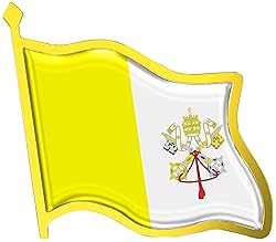 Vatican City (Holy See) Flag Lapel Pin - Enamel