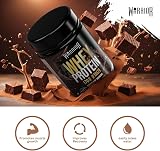 Warrior Whey Protein Powder 500g Chocolate Brownie Low Sugar Lean Muscle Support view 4