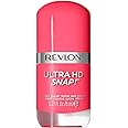 REVLON Ultra HD Snap Nail Polish, Glossy Nail Color, 100% Vegan Formula, No Base and Top Coat Needed, 009 No Drama, 0.27 Fl Oz