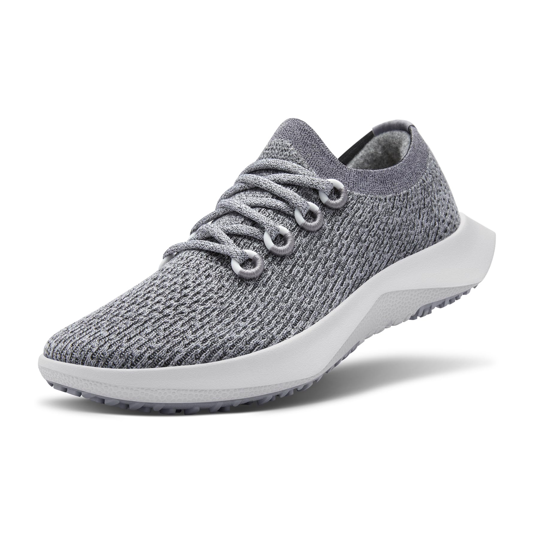 Allbirds Men’s Tree Dasher 2, Active Running & Walking Sneakers – Medium Grey (Light Grey Sole) – 14 Medium