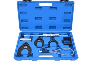 YUESSTLOO 10 Piece Inner CV Axle Removal Tool, Heavy Duty Slide Hammer Puller Set, 63mm 48mm CV Joint Fork, Outer CV Joint Adapter and Steel Cable Adapter, Front Wheel Drive Axle Half Shaft Removal Tool Kit