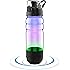 ICEWATER 3-in-1 Smart Water Bottle(Glows to Remind You to Stay Hydrated)+Bluetooth Speaker+ Dancing Lights,22 oz,Stay Hydrated and Enjoy Music,Great Gift