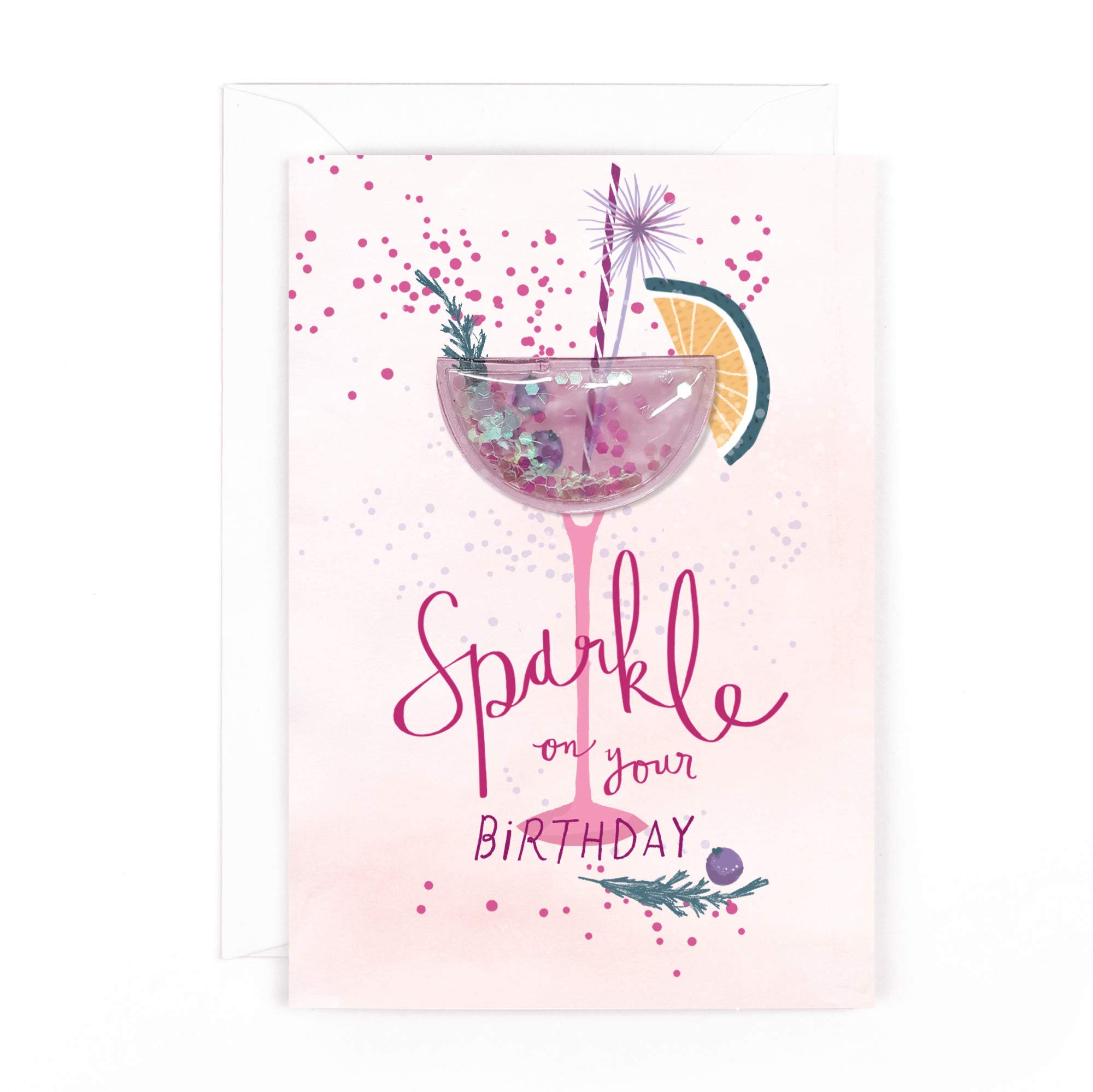 Hotchpotch Glitter Ball Sparkle Birthday Card