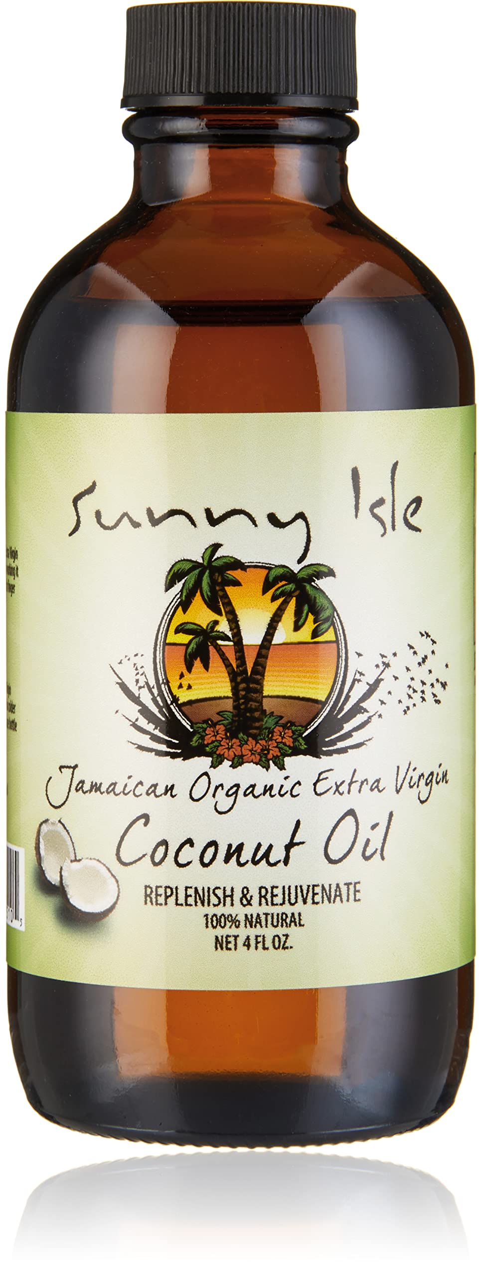 Sunny Isle Jamaican Extra Virgin Coconut Oil 4 oz.
