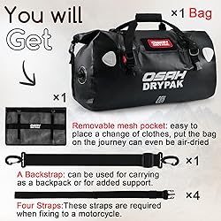 Waterproof Duffel Bag - Motorcycle Dry Bag Tail Bag