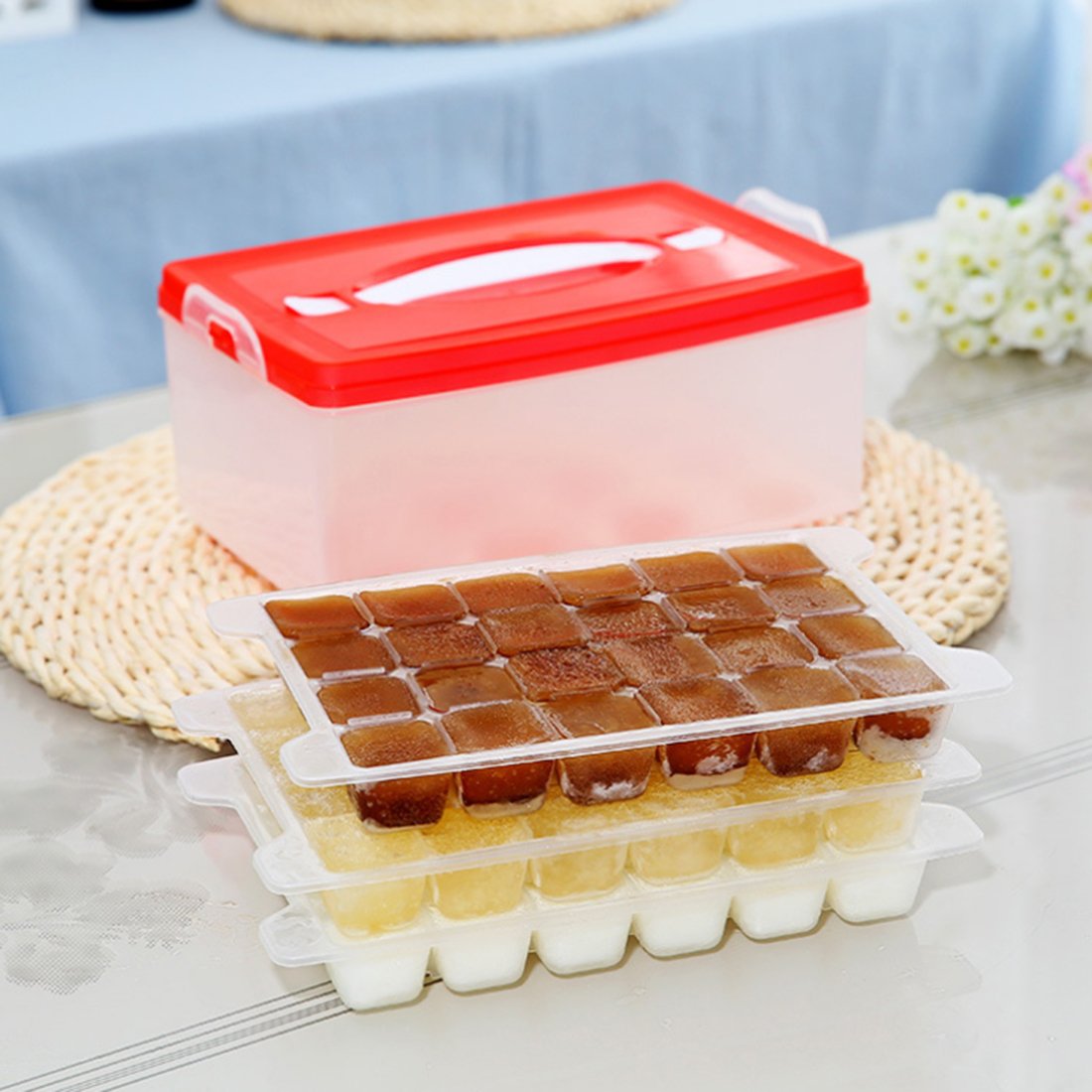 Compra Cubito de hielo moldes, wolfbush Ice-Cube creativo de hacer ...